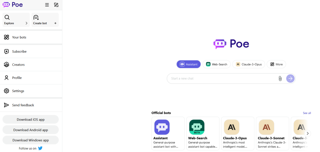 Poe-by-Quora-Home-Screen