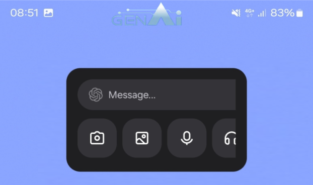 ChatGPT Widget on Android Home Screen