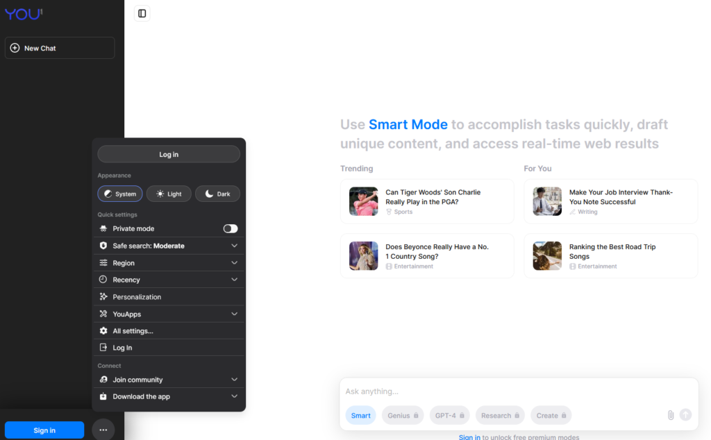 YouChat-Home-Screen